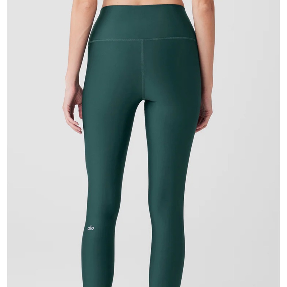 ALO YOGA 7/8 High-Waist Airlift Legging - midnight green - small